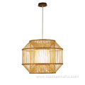 metal bamboo restaurant chandelier pendant energy lamp